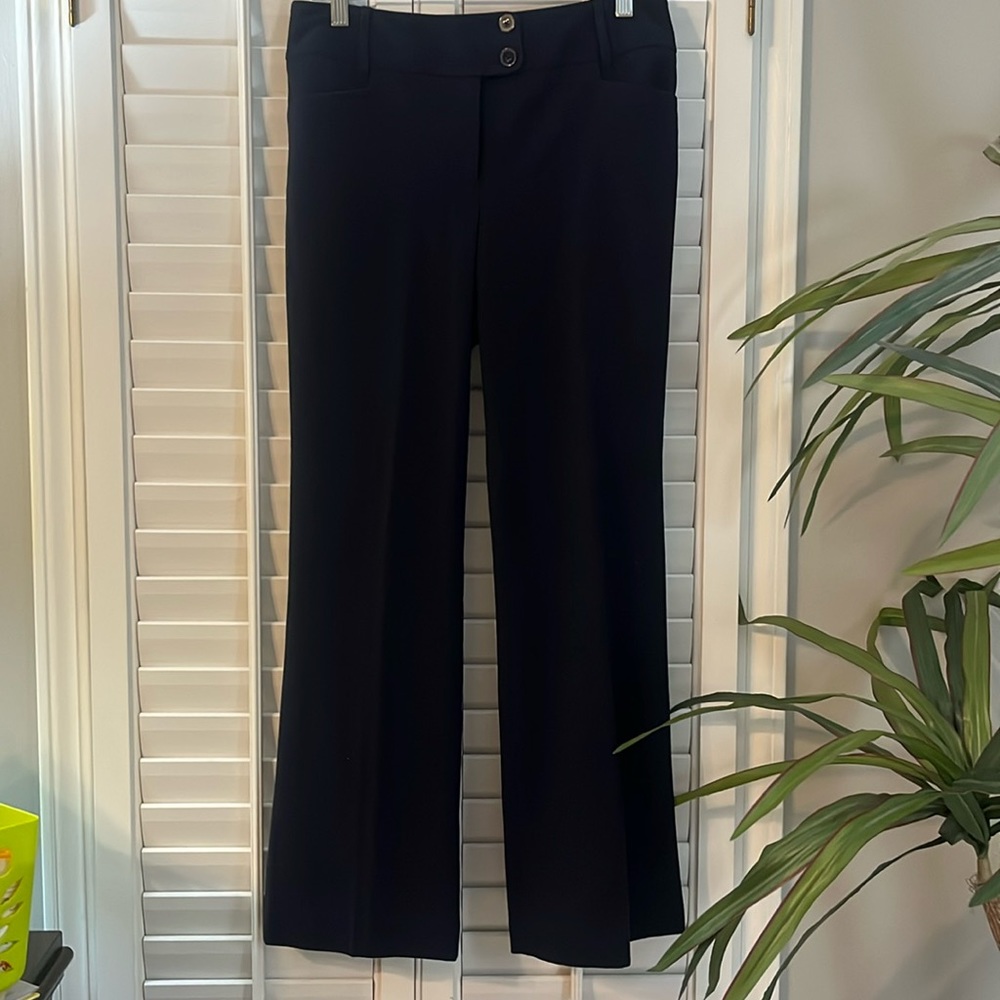 Rafaella Navy Wide Leg Trouser 4P